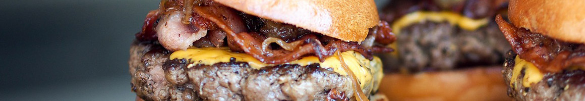 Eating Burger at Desperados Burgers & Bar restaurant in Washington, DC.